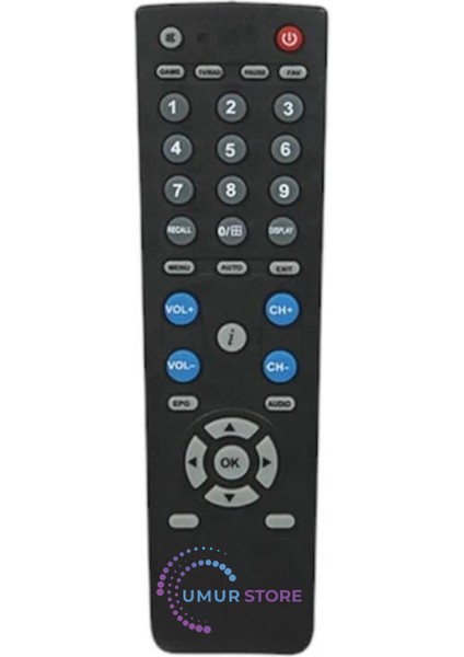 5700-5800-5900 Uydu Alıcı Kumandası