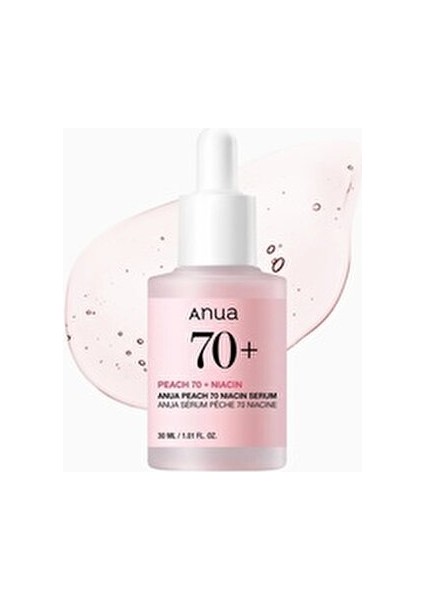 Peach 70% Niacinamid Serum Aydınlatıcı Etkiyle Tüm Cilt Tipleri İçin 30 ml fırsatları