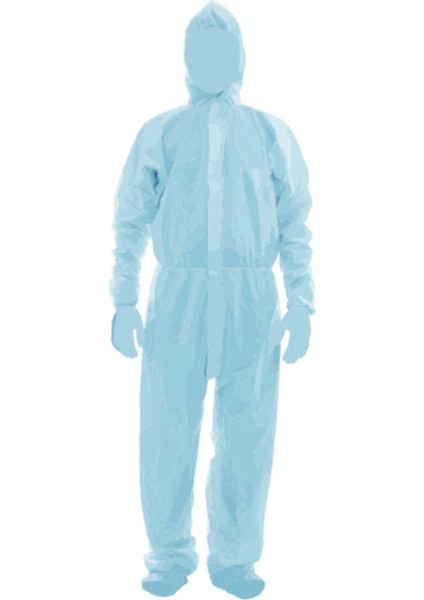 CS200 Mavi Sms Tulum Ce Belgeli Tip 5b 6b Kategori Iıı Koruyucu Iş Tulumu Md