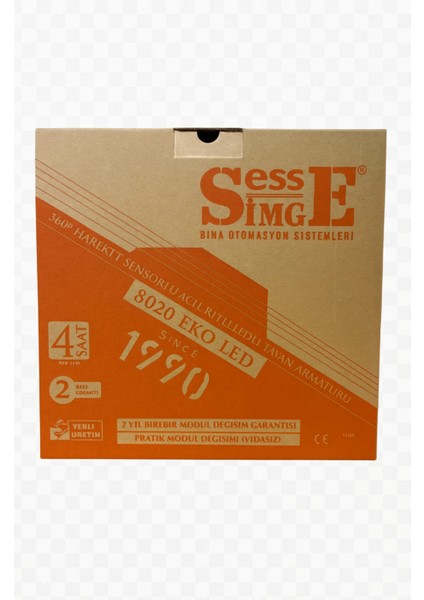 8020 Eko LED 360° Hareket Sensörlü Acil Kitli Tavan Armatürü fiyatları