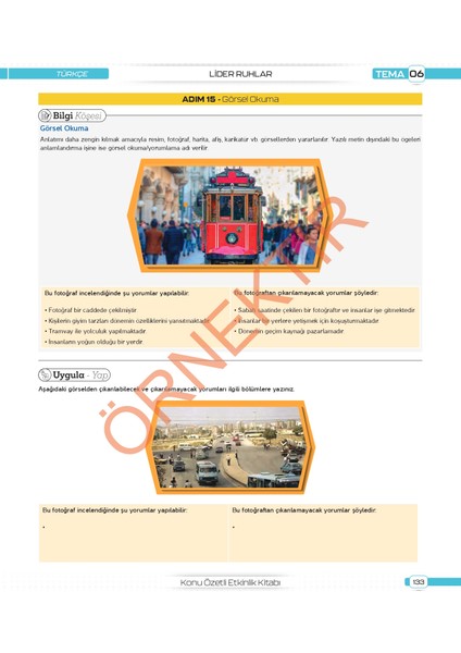 6. Sınıf Tüm Dersler Konu Özetli Yazılı Hazırlık Seti 1.2. Dönem 2025 Basımı indirimleri