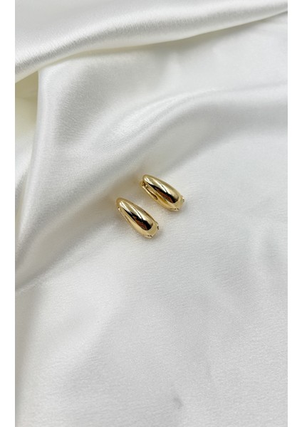 Fıora Kadın Çelik Kararmaz Xuping Damla Formunda Halka Küpe modelleri