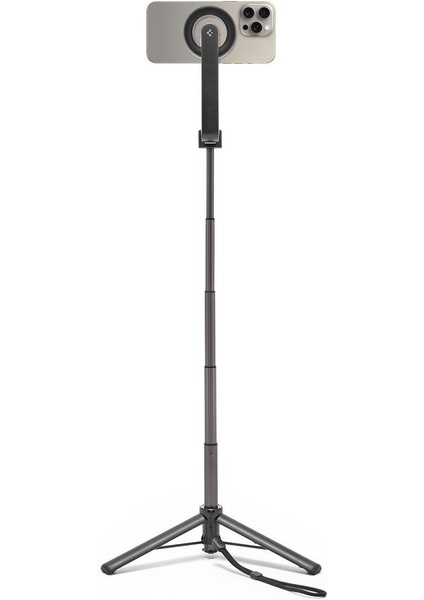 Kablosuz Bluetooth Selfie Çubuğu MagSafe ile Uyumlu Uzaktan Kumandalı Tripod / 60 cm Kadar Uzatılabilir Kolay Taşınabilir MagFit S571W Black - AMP07656 fiyatları