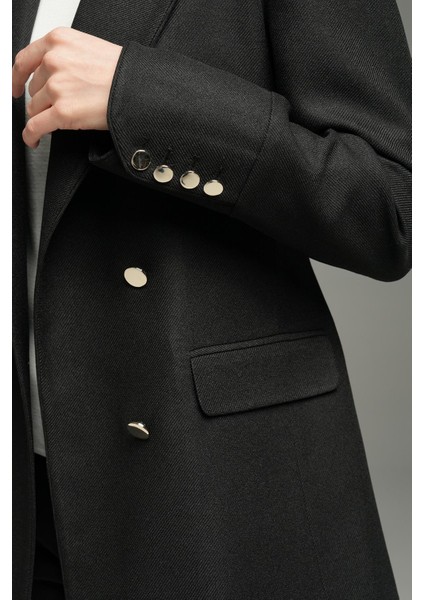 Mono Yaka-Biyeli, Önü Düğme Detaylı Ceket indirimleri