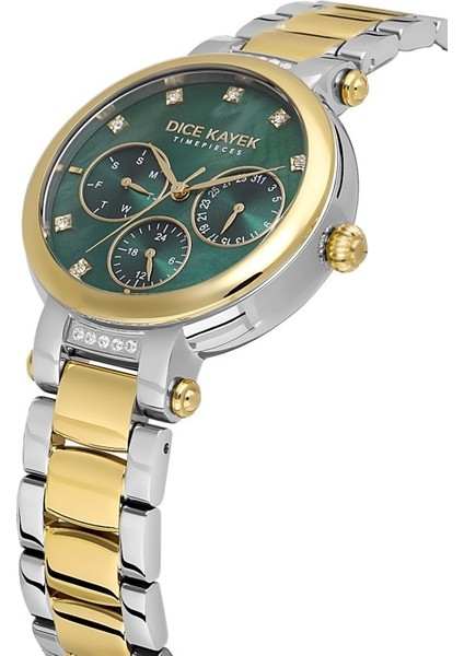 DK.1.AG1403.03 Fonksiyonlar Aktif 5 Atm Suya Dayanıklı Metalik-Altın Renk Kadın Kol Saati modelleri