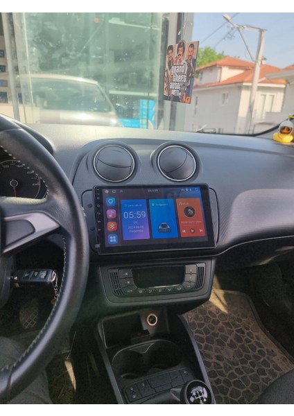 Seat Ibıza 2009-14 9"uyumlu Androıd Multimedya Gerçek 2/32 Kablosuz Carplay Geri Görüş Kameralı modelleri