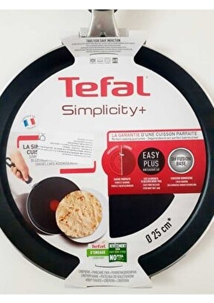 Simplicity 25 cm Krep Tavası Yapışmaz Kaplama ile Pratik Pişirme Deneyimi