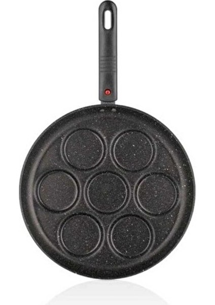 Krep Tavası 28 cm Teflon Kaplama ile Yapışmaz Özellikte 1 Adet Siyah Renk fiyatları