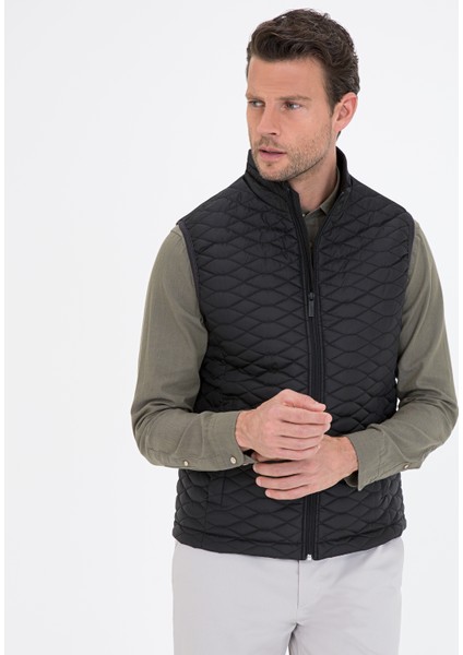 Erkek Siyah Yelek 50240596-VR046