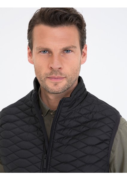 Erkek Siyah Yelek 50240596-VR046 fiyatları