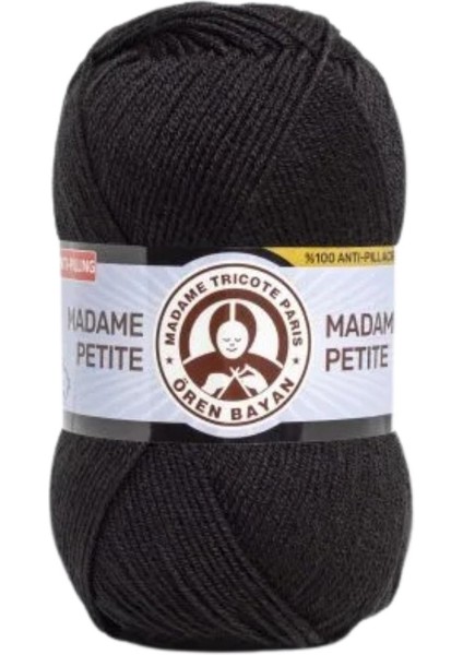 Ören Bayan Madame Petite Örgü İpi - Siyah - 1 Adet - ( Renk Kodu: 999 ) fiyatları