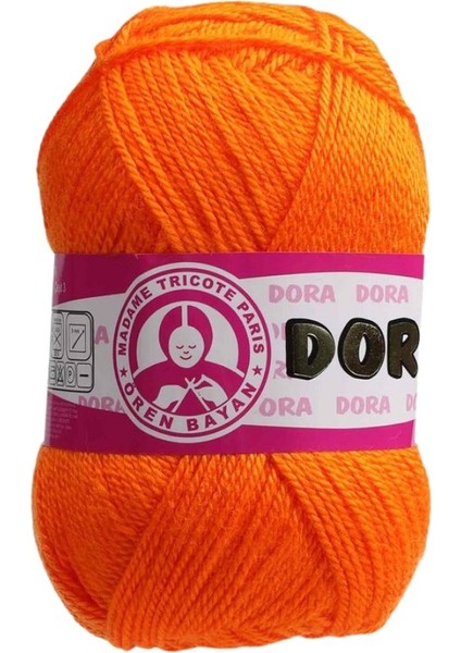 Ören Bayan Dora Örgü İpi - Turuncu - 1 Adet - ( Renk Kodu : 147 ) fiyatları