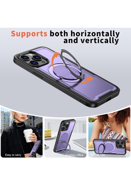iPhone 15 Pro Için Pc Hibrit Tpu Telefon Kılıfı (Yurt Dışından) indirimleri