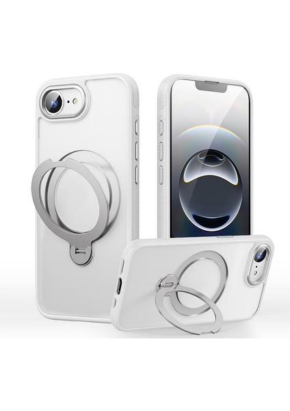 iPhone 16E Için Döndürme Tutucu Magsafe Telefon Kılıfı (Yurt Dışından)