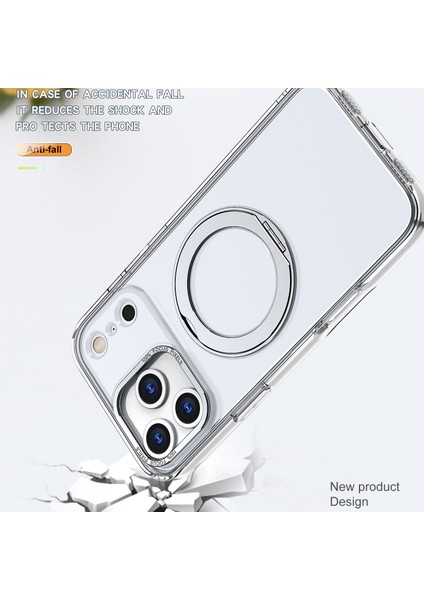 iPhone 17 Pro Max Için Magsafe Yüzük Tutucu Telefon Kılıfı (Yurt Dışından) modelleri