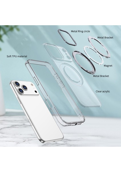 iPhone 17 Pro Max Için Magsafe Yüzük Tutucu Telefon Kılıfı (Yurt Dışından) fırsatları