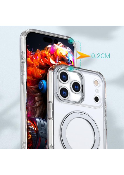iPhone 17 Pro Max Için Magsafe Yüzük Tutucu Telefon Kılıfı (Yurt Dışından) indirimleri