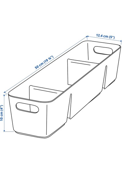Uppdatera Kutu Antrasit 50 x 12 cm fiyatları
