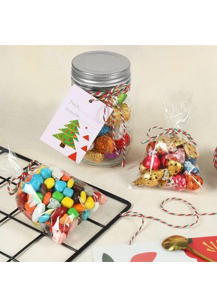 Hediye Paketleme, Ambalaj Ipi, Marteniçka, Dıy Ipi, 200 Metre (Twine Baker), Kırmızı-Yeşil-Beyaz indirimleri