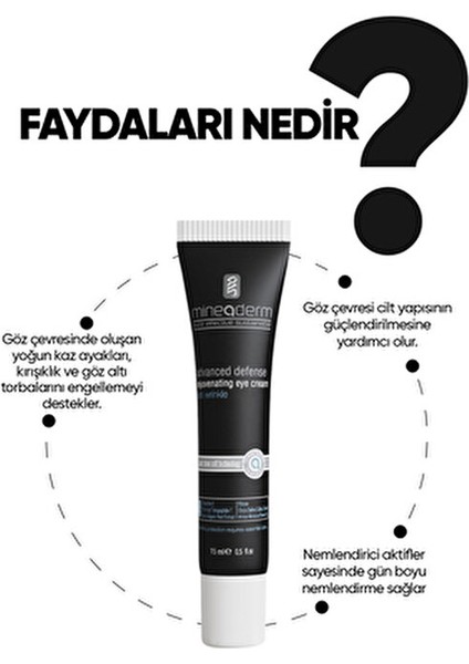 Advance Defense Yenileyici Göz Kremi Tüm Cilt Tipleri İçin 15 ml Shea Yağı İçerir fırsatları