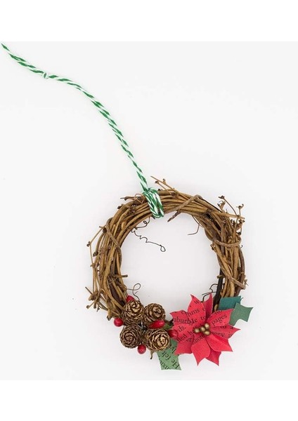 Hediye Paketleme, Ambalaj Ipi, Marteniçka, Dıy Ipi, 200 Metre (Twine Baker), Yeşil-Beyaz fırsatları