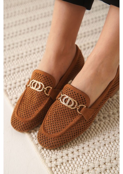 Sally Kadın Süet Taba Günlük Ayakkabı fırsatları