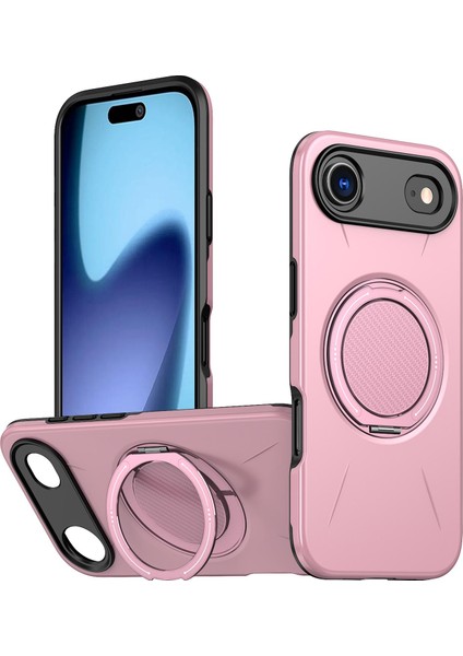 iPhone Air Için Metal Tutucu Magsafe Telefon Kılıfı (Yurt Dışından)