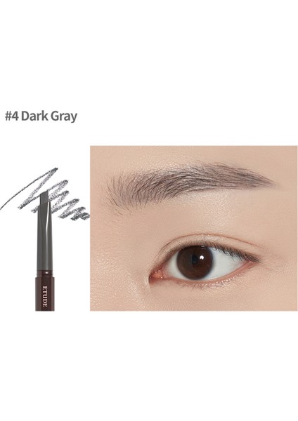 Drawing Eye Brow / Uzun Süre Kalıcı Kaş Kalemi - 4 Dark Gray fiyatları