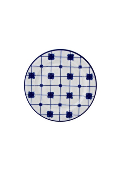 Ege 24 Parça Desenli Porselen Yemek Takımı 6 Kişilik Mavi Renkli fiyatları