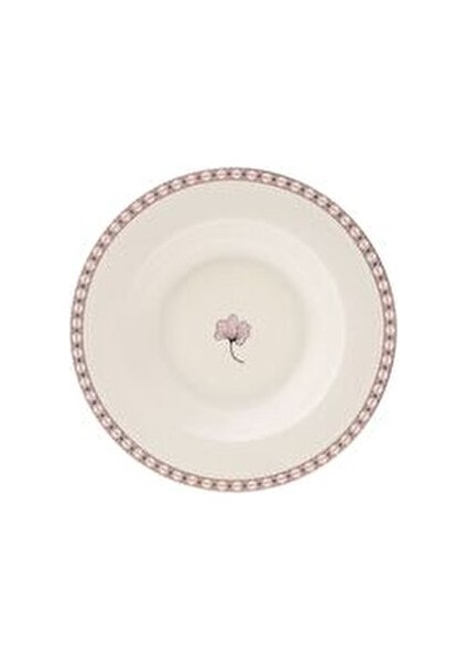 Decor 24 Parça 6 Kişilik Desenli Porselen Yemek Takımı Çok Renkli