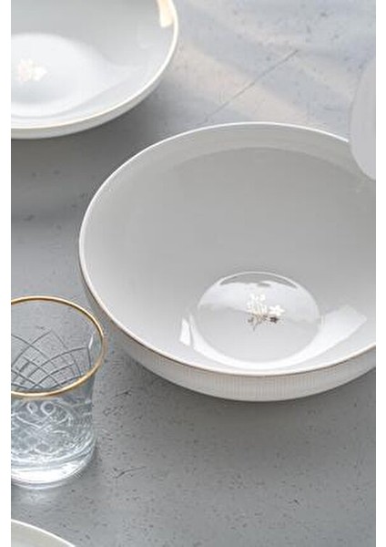 Kiara 12 Kişilik 57 Parça Beyaz Porselen Yemek Takımı Mikrodalgada Kullanıma Uygun indirimleri