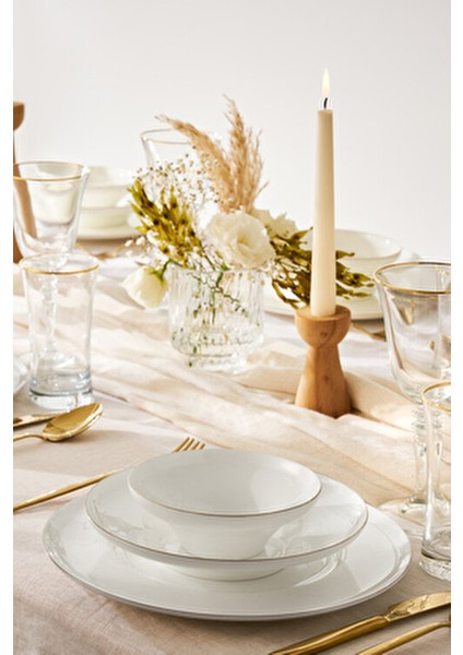 Fine Bone Alicia 18 Parça 6 Kişilik Yemek Takımı Platin modelleri