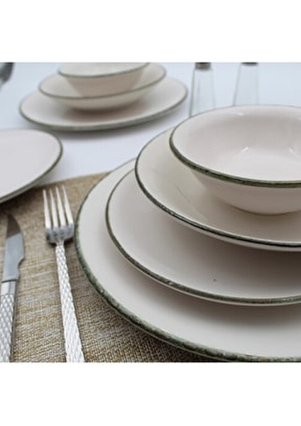 16 Parça 4 Kişilik Yemek Takımı Çok Renkli Seramik Şık Tasarım fırsatları