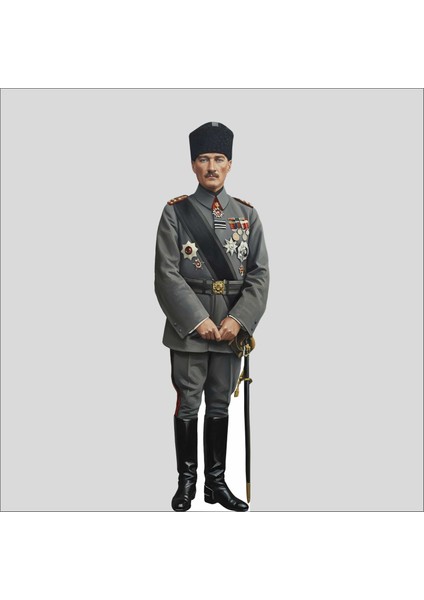 Mareşal Komutan Ulu Önder Atatürk Tam Boy Ayaklı Maket Mustafa Kemal Paşa