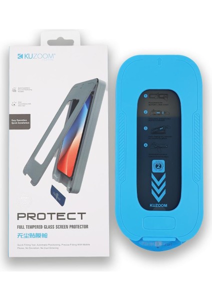 iPhone 17 Uyumlu Protect Full Tempered Aparatlı Yüksek Çözünürlüklü Cam Ekran Koruyucu modelleri