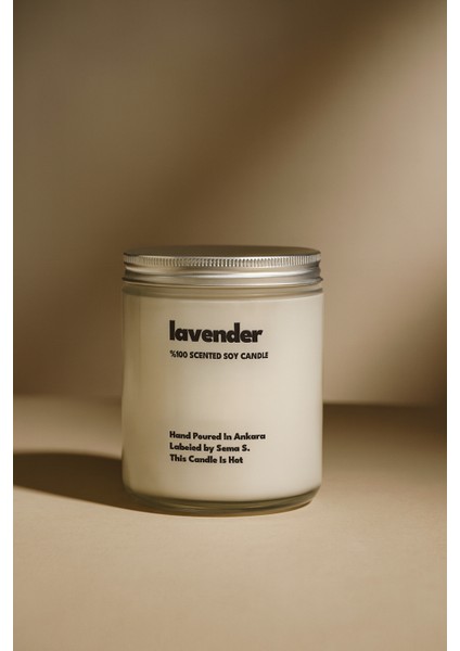 : Lavender : Cam Kavanozda Kokulu %100 Soya Mum (Lavanta) modelleri