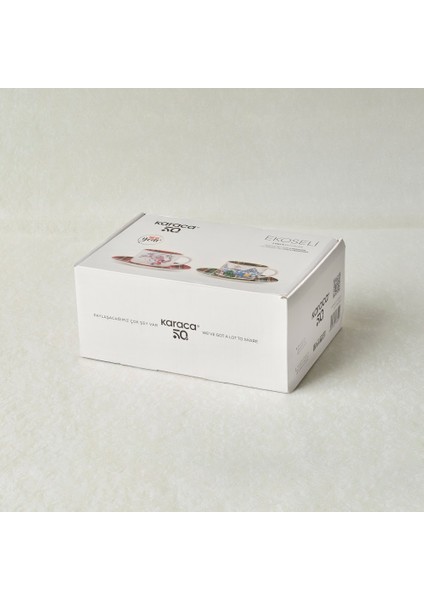 New Year Yılbaşı Ekoseli 2 Kişilik 230 ml Çay Fincanı modelleri