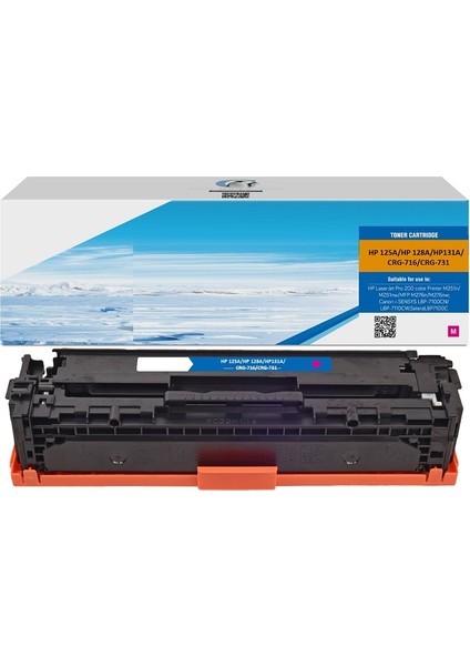Hp CF213A/CB543A/CE323A/CRG-716/CRG-731 Muadil Kırmızı Toner