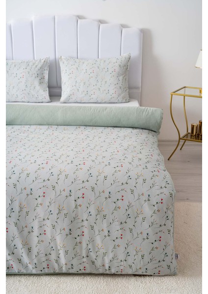 Clara Yeşil Çift Kişilik Nevresim Takımı Pamuklu modelleri