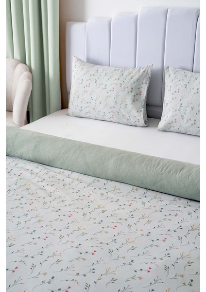 Clara Yeşil Çift Kişilik Nevresim Takımı Pamuklu fırsatları