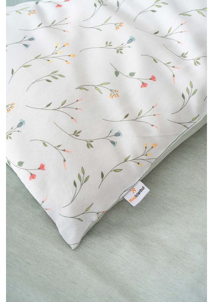 Clara Yeşil Çift Kişilik Nevresim Takımı Pamuklu