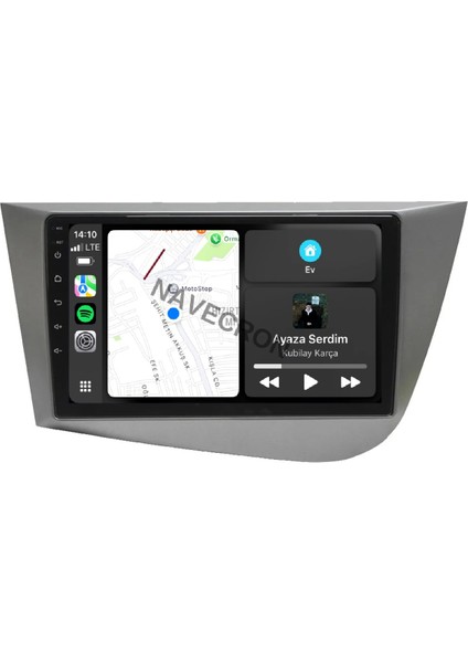 Seat Leon 2005-12 9" Uyumlu Androıd Multimedya Gerçek 2/32 Kablosuz Carplay Geri Görüş Kameralı modelleri