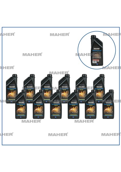 SANZIMAN YAĞI 75W/90 GL5 / 1LT 75W901 (12 ADET)