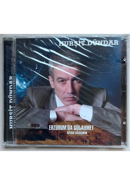 Hurşit Dündar Erzurum'da Gülahmet Siyah Gözlerin CD (Jelatininde Sıfır Orijnal Dönem Baskı Cd)