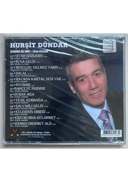 Hurşit Dündar Erzurum'da Gülahmet Siyah Gözlerin CD (Jelatininde Sıfır Orijnal Dönem Baskı Cd) fiyatları