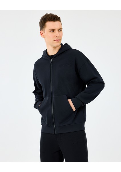 M Essential Full Zip Hoodie Sweatshirt Erkek Siyah Sweatshirt S2610014-3817 fiyatları