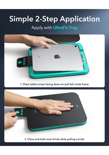 iPad Air 11 2025 (M2-M3) Ultrafit Armorite Ekran Koruyucu 2 Adet modelleri