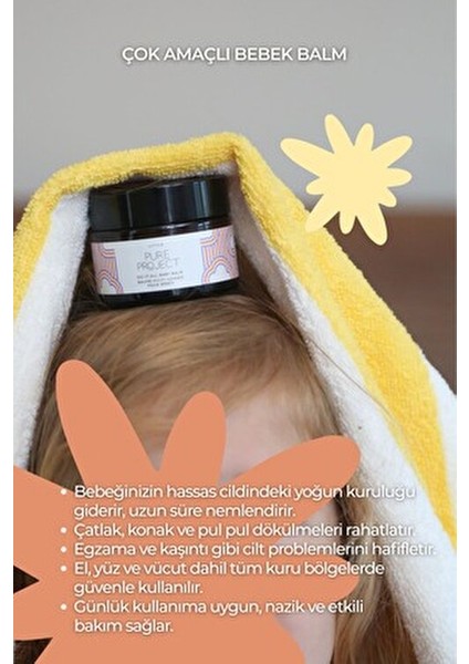 Çok Amaçlı Bebek Balmı Hassas Ciltler İçin Nemlendirici 50 ml Parabensiz