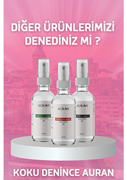Bebek Kolonyası 50 ml Şık Cam Şişede Antibakteriyel Bebek Pudrası Kokusu