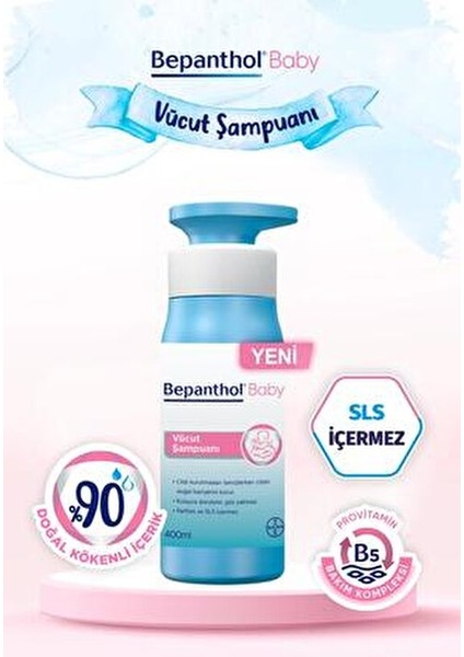 Baby Pişik Merhemi ve Vücut Şampuanı Seti 30 gr ve 400 ml Hassas Ciltler İçin